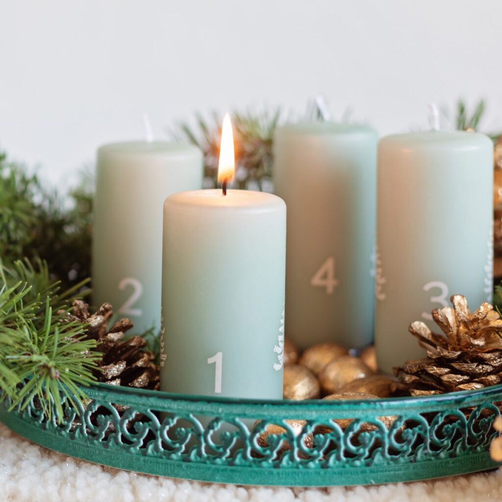 Advent candles Scandinavian Christmas Traditions